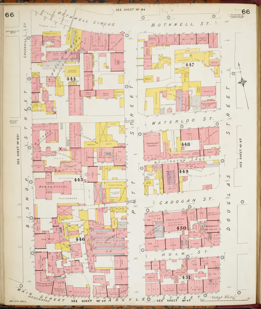 Insurance Plan of Glasgow Vol. III: sheet 66