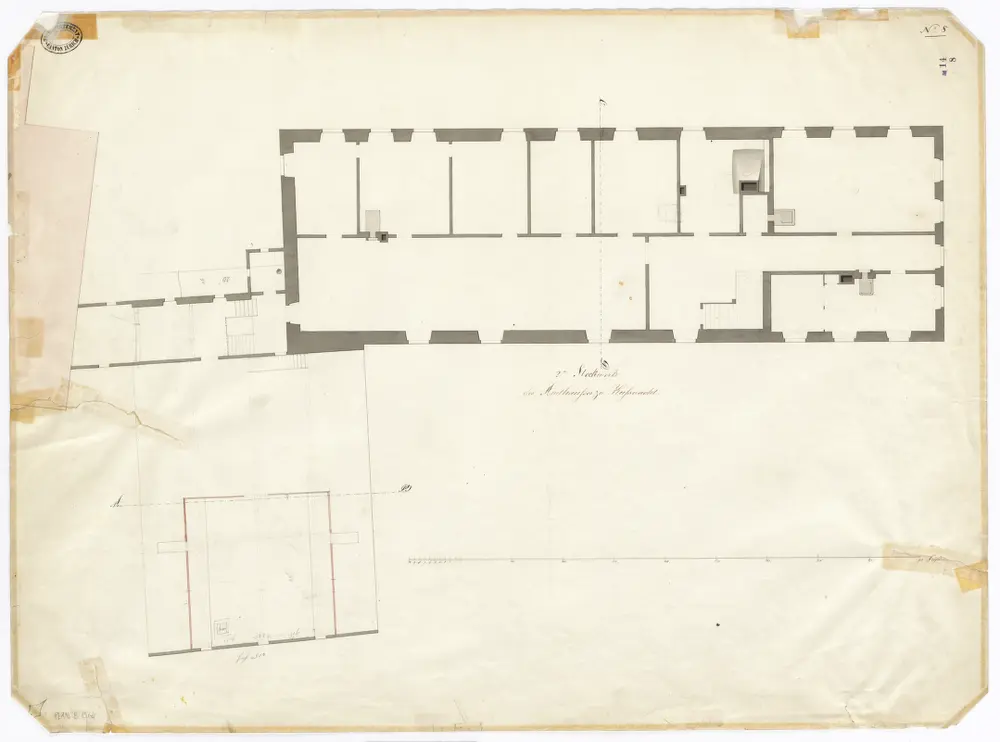 Küsnacht: Amtshaus, 2. Stock; Grundriss