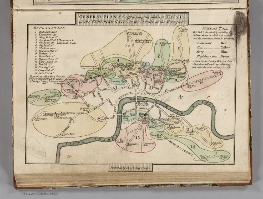 General Plan for Trusts of the Turnpike Gates