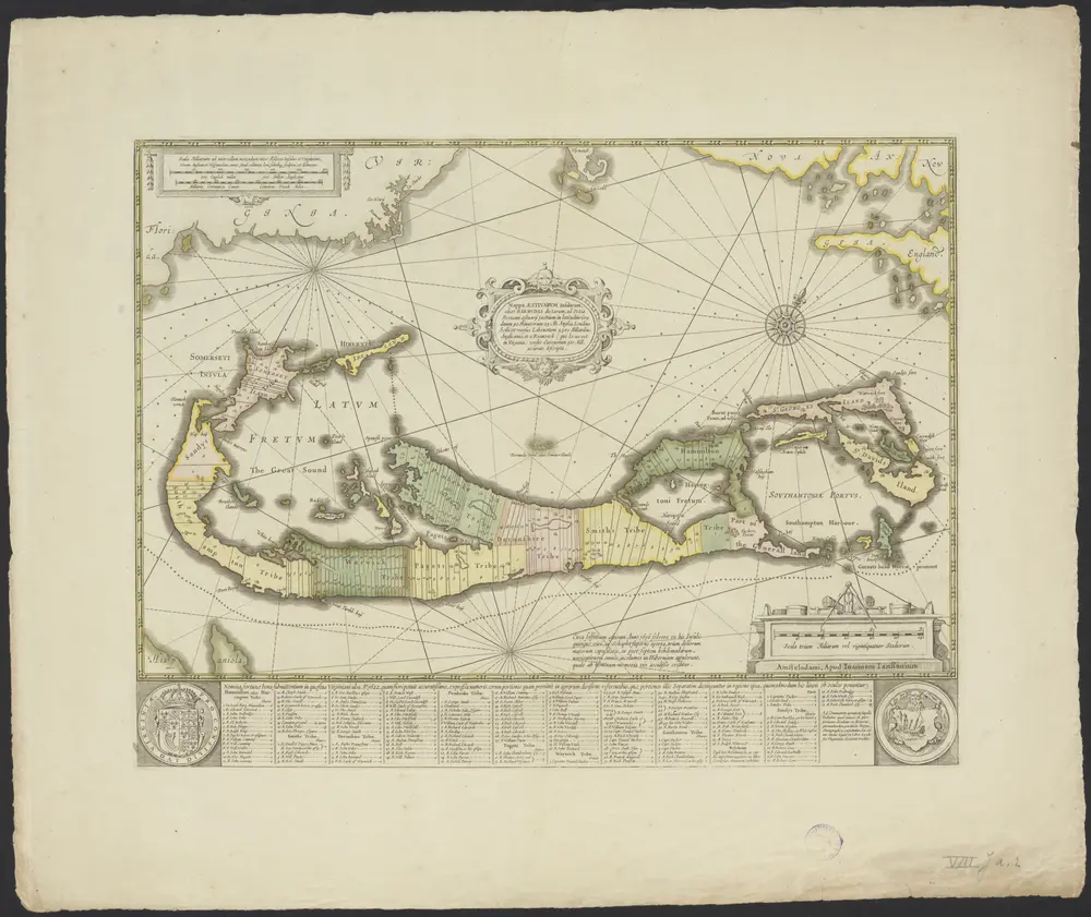 Mappa Aestivarum Insularum, alias Barmudas dictarum