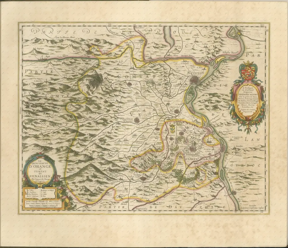 mapa z atlasu "Theatrvm orbis terrarvm, Sive Atlas novvs. Pars Secvnda."