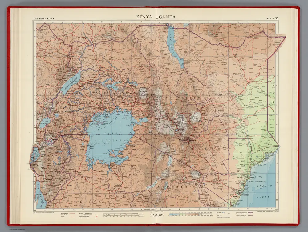 Kenya Uganda, Plate 93, V. IV