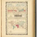 Map of The World Illustrating ... Meteorology ... Rain ... Plants.