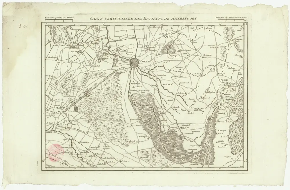 Carte particuliere des environs de Amersfoort