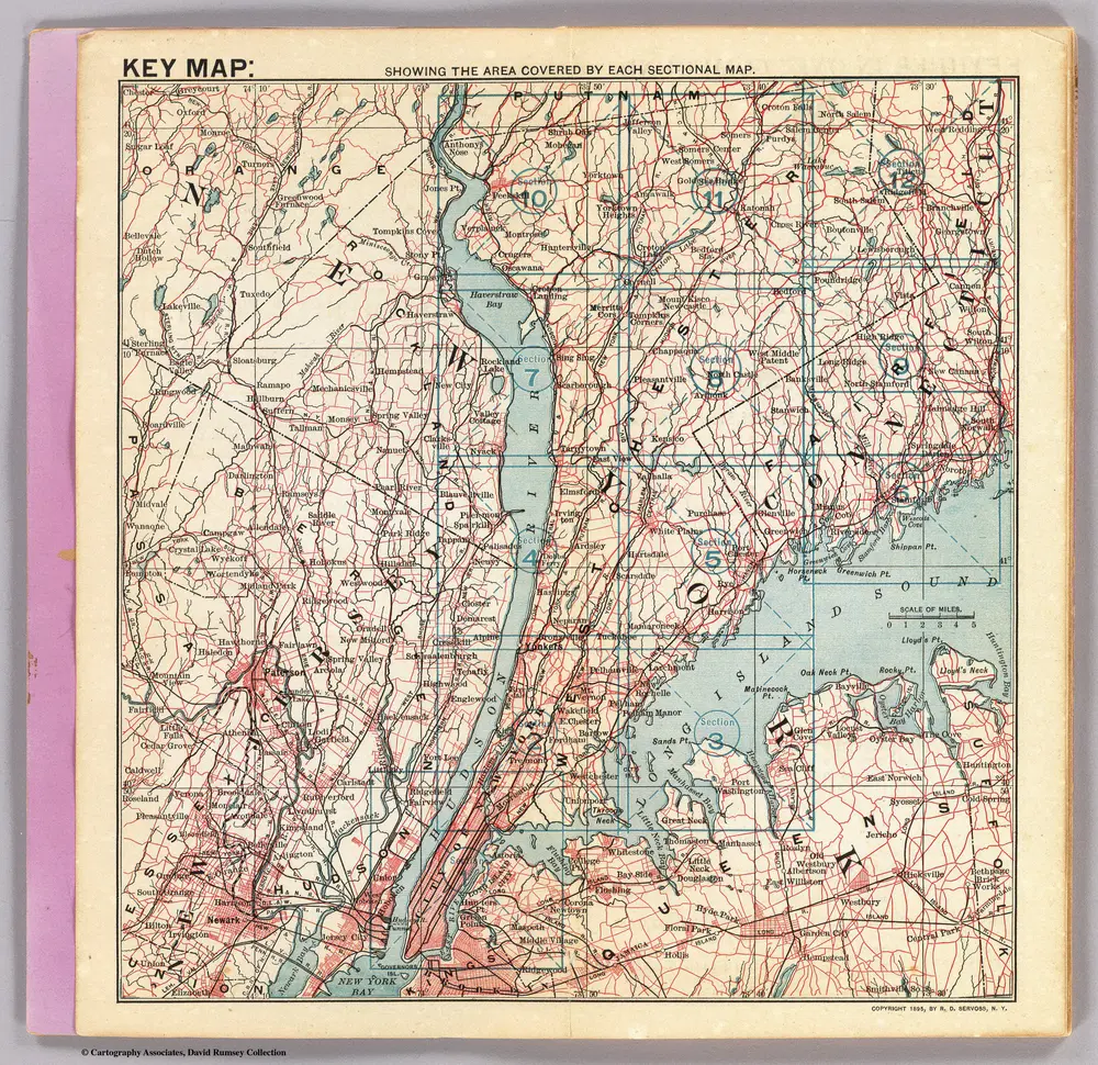 Key map Westchester Co., N.Y.