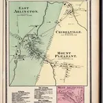 East Arlington; Chiselville; Mount Pleasant.  West Arlington, Vermont.