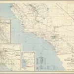 Post Route Map of the States of California and Nevada (Southern Sheet) ... March 1, 1952.