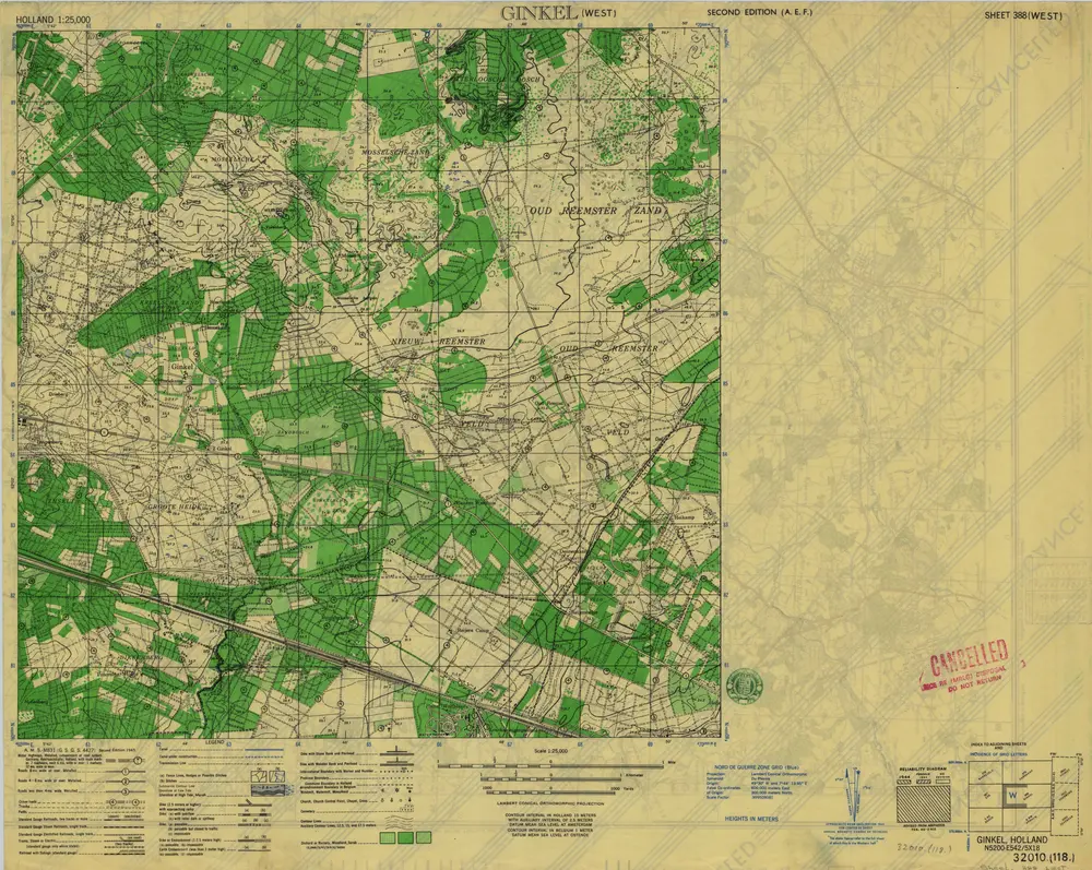 Holland 1:25,000, Ginkel (West)