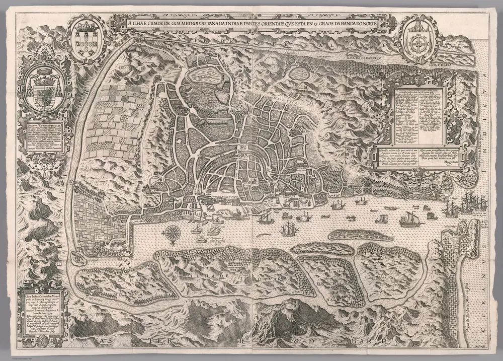 Book Map:  La Ville de Goa.