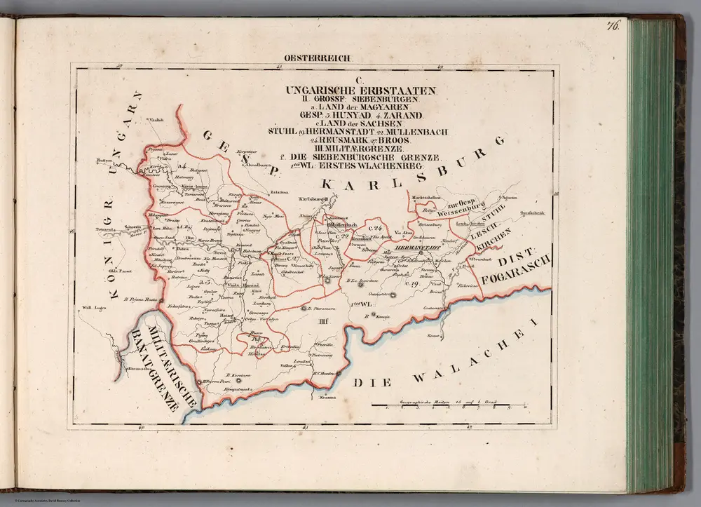 V.3:11-15:XII: 2. Oesterreich. C. Ungarische erbstaaten,  II. Grossf: Siebenburgen. III. Militaergrenze