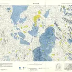 Geologiske kart 121-B: Kart med magnetisk totalfelt. Hamar