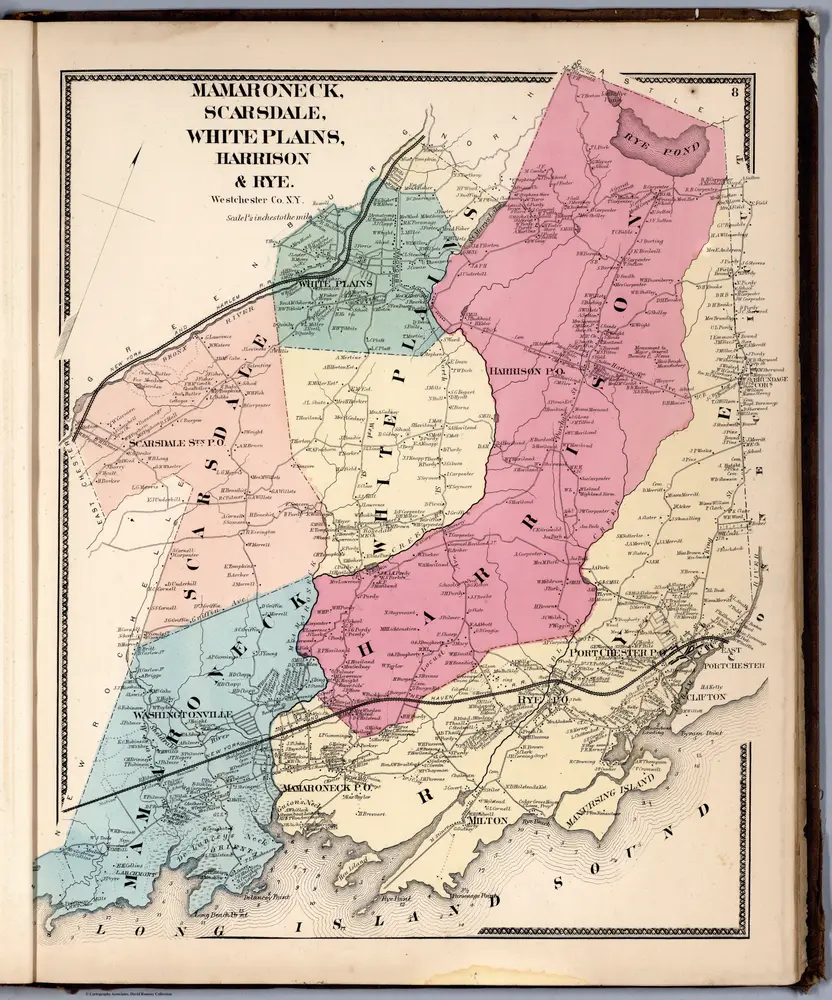 Mamaroneck, Scarsdale, White Plains, Harrison & Rye, Westchester County, New York.