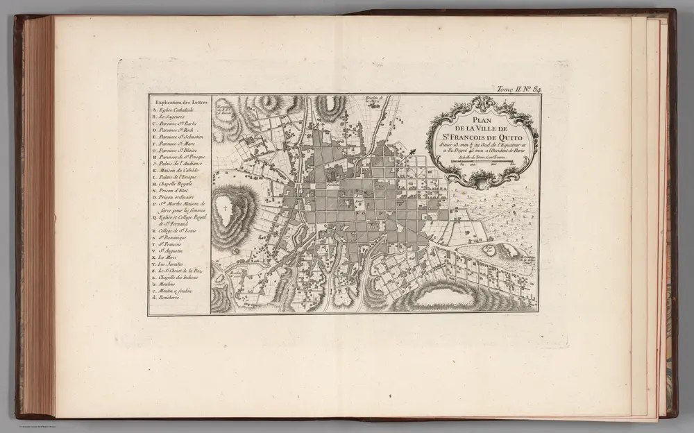 Plan de la ville de St Francois de Quito.