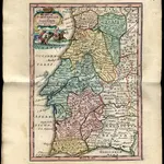 Atlas portatilis, oder Compendieuse Vorstellung Der gantzen Welt, in einer kleinen Cosmographie, Der grünenden Jugend zum Besten in XXX. saubern Land-Charten, mit Einer kurtzen Erläterung Zum andernmal heraus gegeben [von Johann Christoph Weigel], mapa ze strany: mapa_7