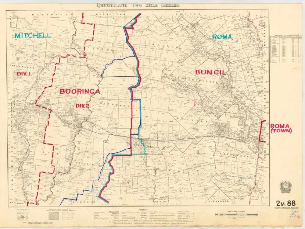 Queensland Two Mile series sheet 2m88