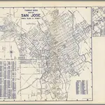 Thomas Bros Map of San Jose, Santa Clara & Vicinity, California.