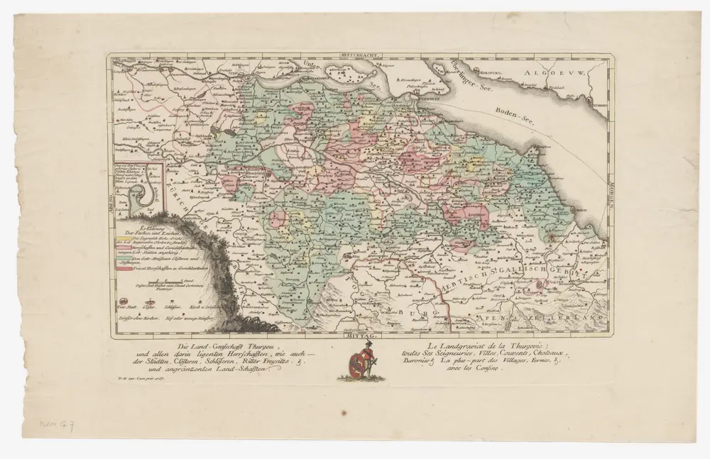 Karte der Landgrafschaft Thurgau