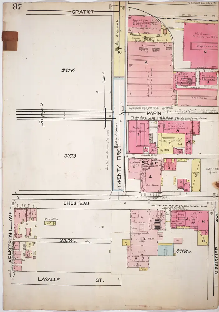 A. Whipple & Co.'s insurance map of St. Louis, Mo