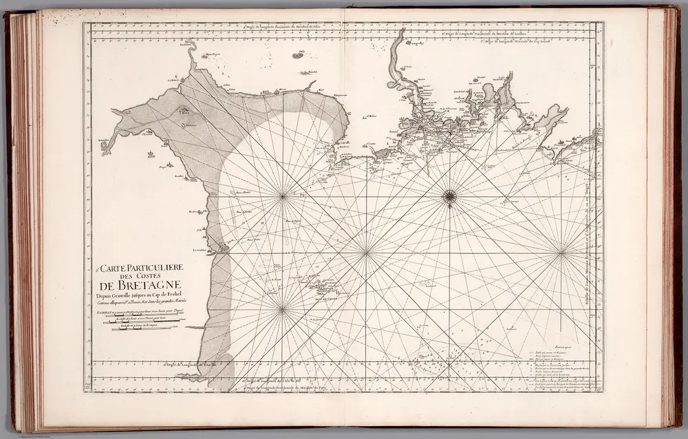 1r.  Carte Particuliere des Costes de Bretagne.