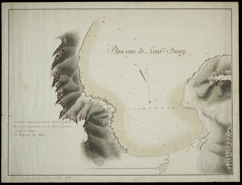 Plan van de Houtbaay.