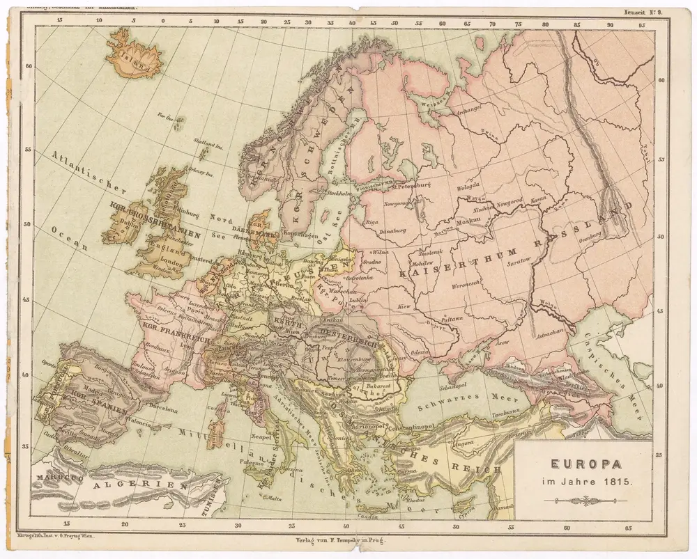 Europa im Jahre 1815