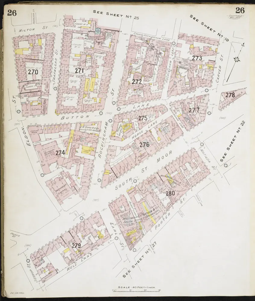 Insurance Plan of Sheffield (1896): sheet 26