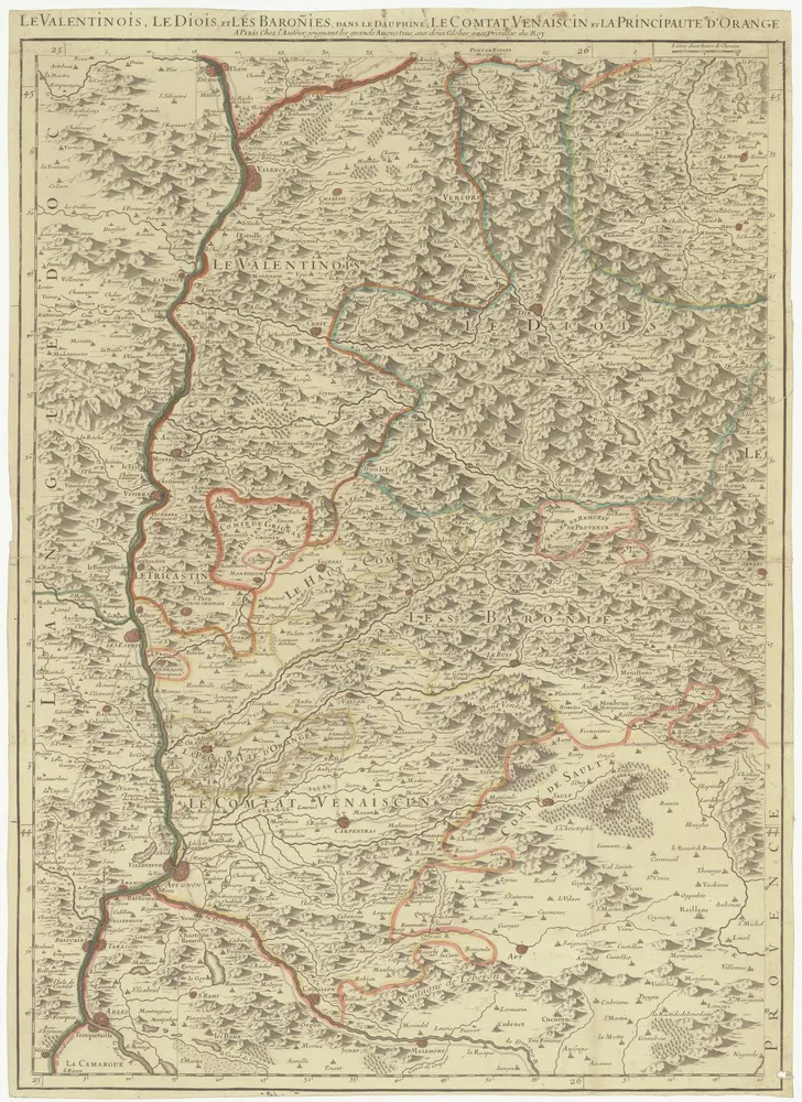 Le Valentionois, le Diois, et lés baronies, dans le Dauphiné, le comtat Venaiscin et la principauté d'Orange