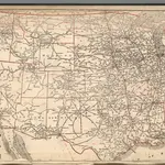 Railway Distance Map of the United States