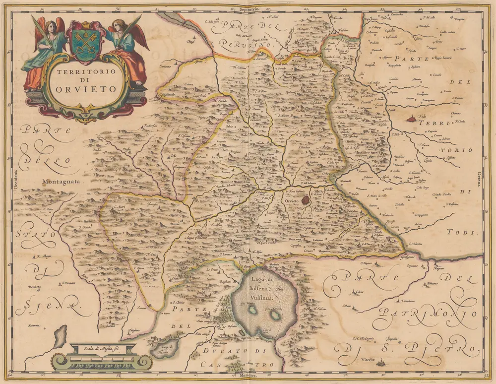 Territorio Di Orvieto [Karte], in: Novus Atlas, das ist, Weltbeschreibung, Bd. 3, S. 188.