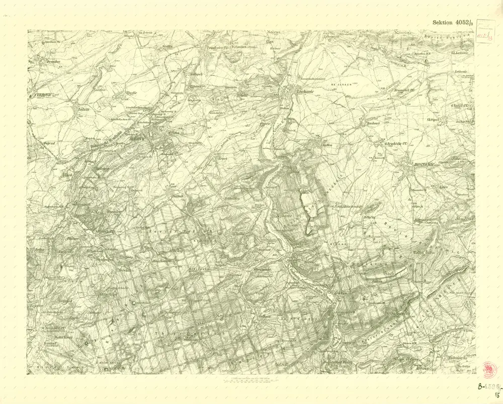 III. vojenské mapování 4052/3