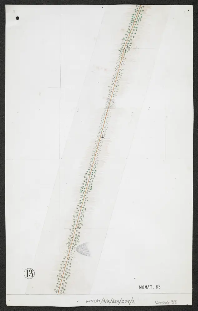 'Survey of Telegraph Line from Melinde to Lamu East Africa.'