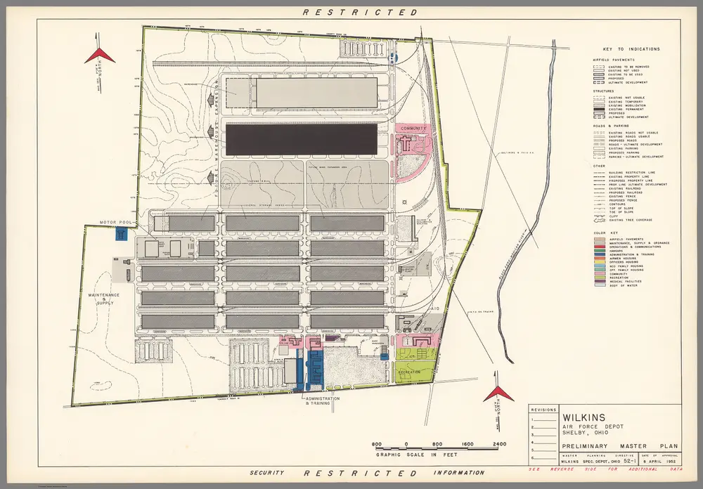 Wilkins Air Force Depot : Shelby, Ohio : Preliminary master plan