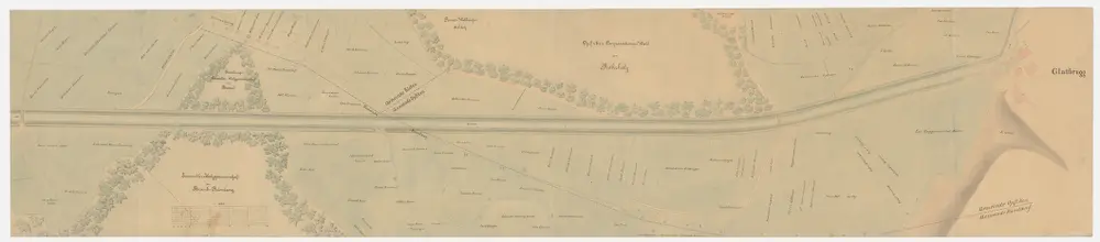 Opfikon bis Rümlang: Glatt von Glattbrugg bis Rümlang samt anstossenden Gütern; Grundriss (Nr. I)