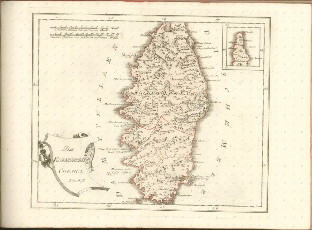 mapa z atlasu "Schauplatz der fünf Theile der Welt :"