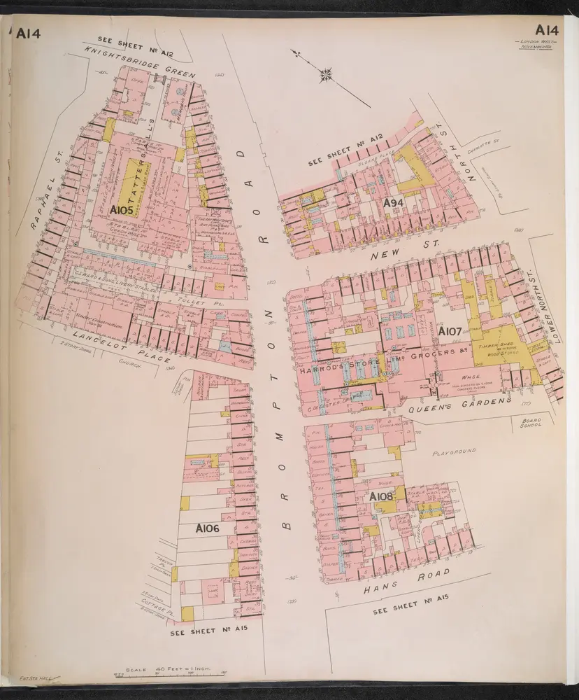 Insurance Plan of London West Vol. A: sheet 14