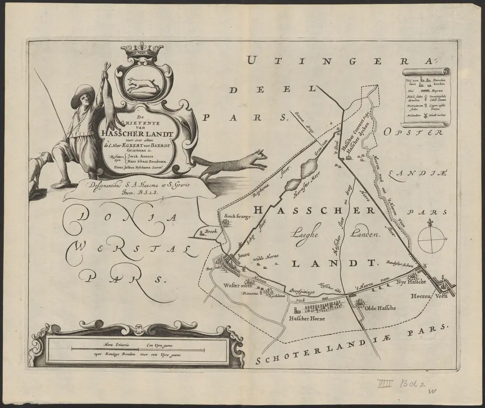 De Grietenye van Hasscherlandt : waer over altans de e. heer Egbert van Baerdt grietman is, bysitters zyn Jorck Annesz., Hans Sibesz Rouckema, Pieter Jellesz. Hylckama secret.