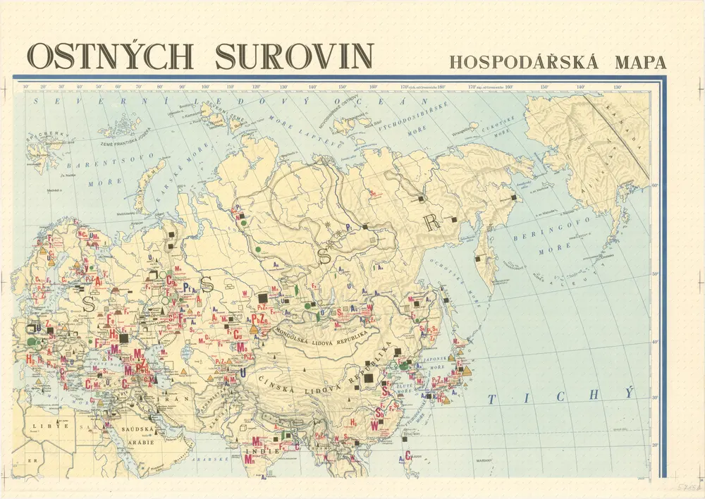 Světová těžba nerostných surovin