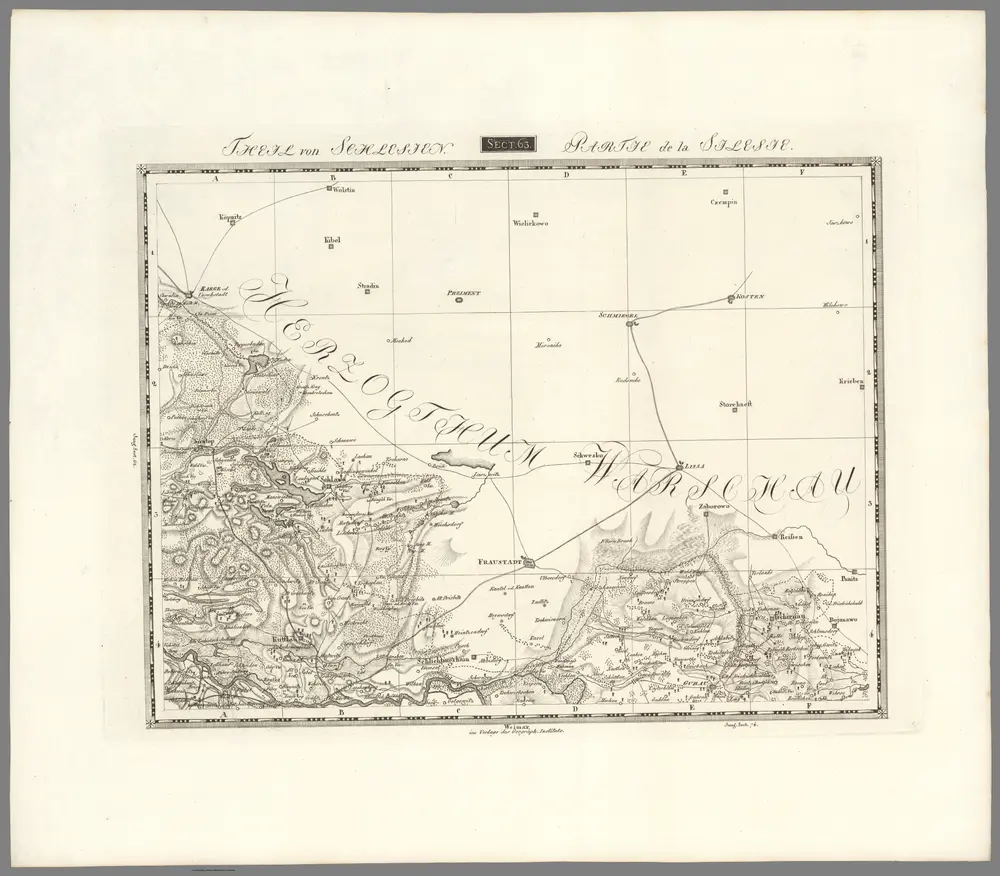 Sect. 63. Theil von Schlesien. = Partie de la Silesie