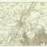 Carte topographique de Bruxelles et de ses environs