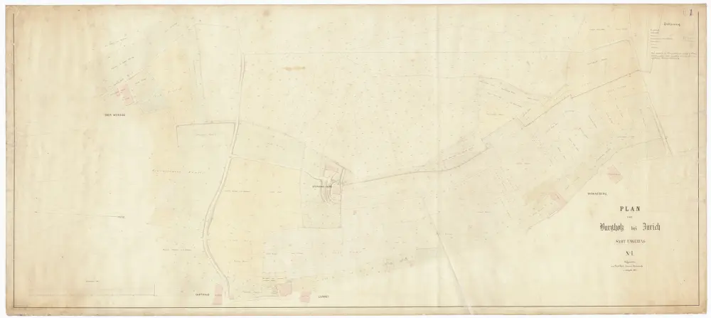 Burgholz: Weinegg bis Wonneberg; Situationsplan; Nr. 1