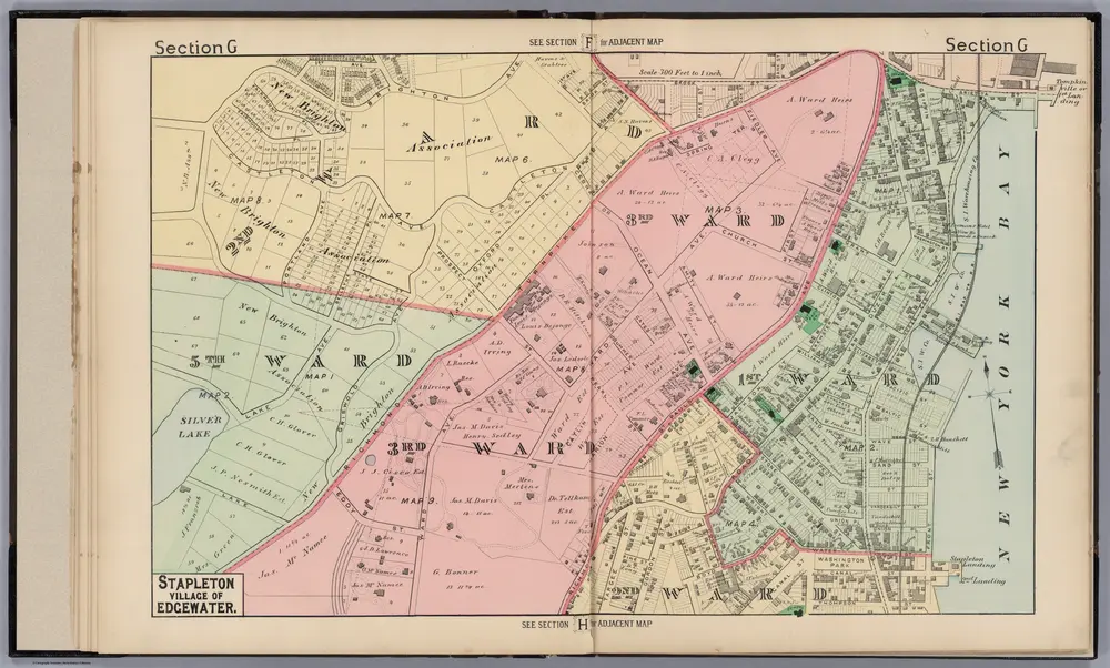 Section G.  Stapleton, Village of Edgewater.  (Staten Island, New York).