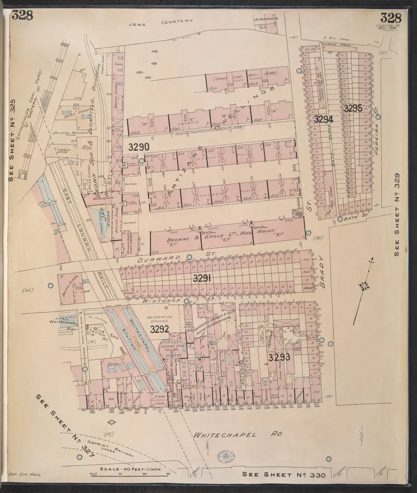 Insurance Plan of London Vol. XI: sheet 328