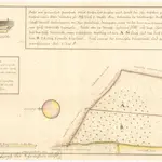 Geometrický nárys lesa Soudnej, rozděleného na základě narovnání z r. 1747 na dva díly, list 1 1