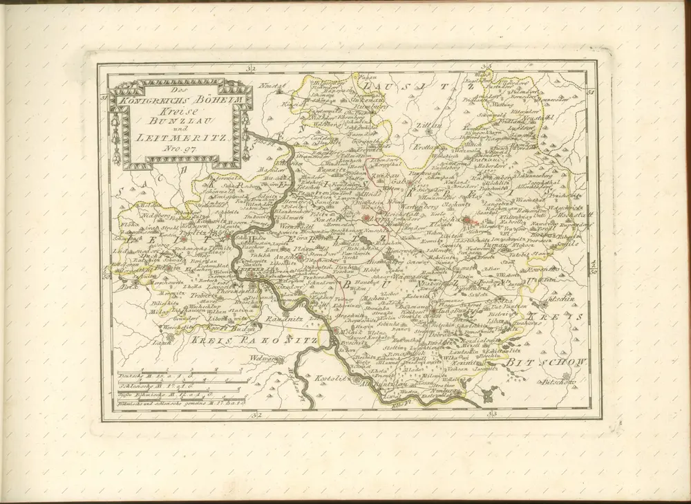 mapa z atlasu "Schauplatz der fünf Theile der Welt :"