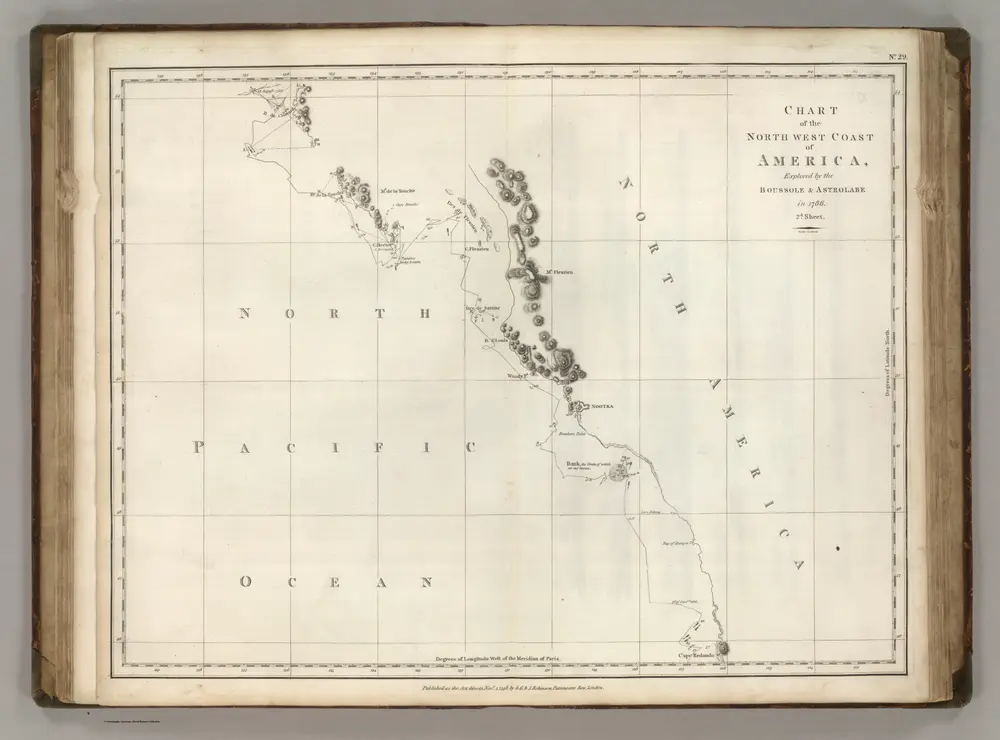 Chart of the North West Coast of America.