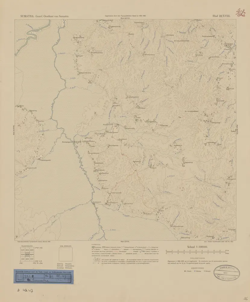 [Doendang] / opgenomen door den Topografischen Dienst in 1930-1932