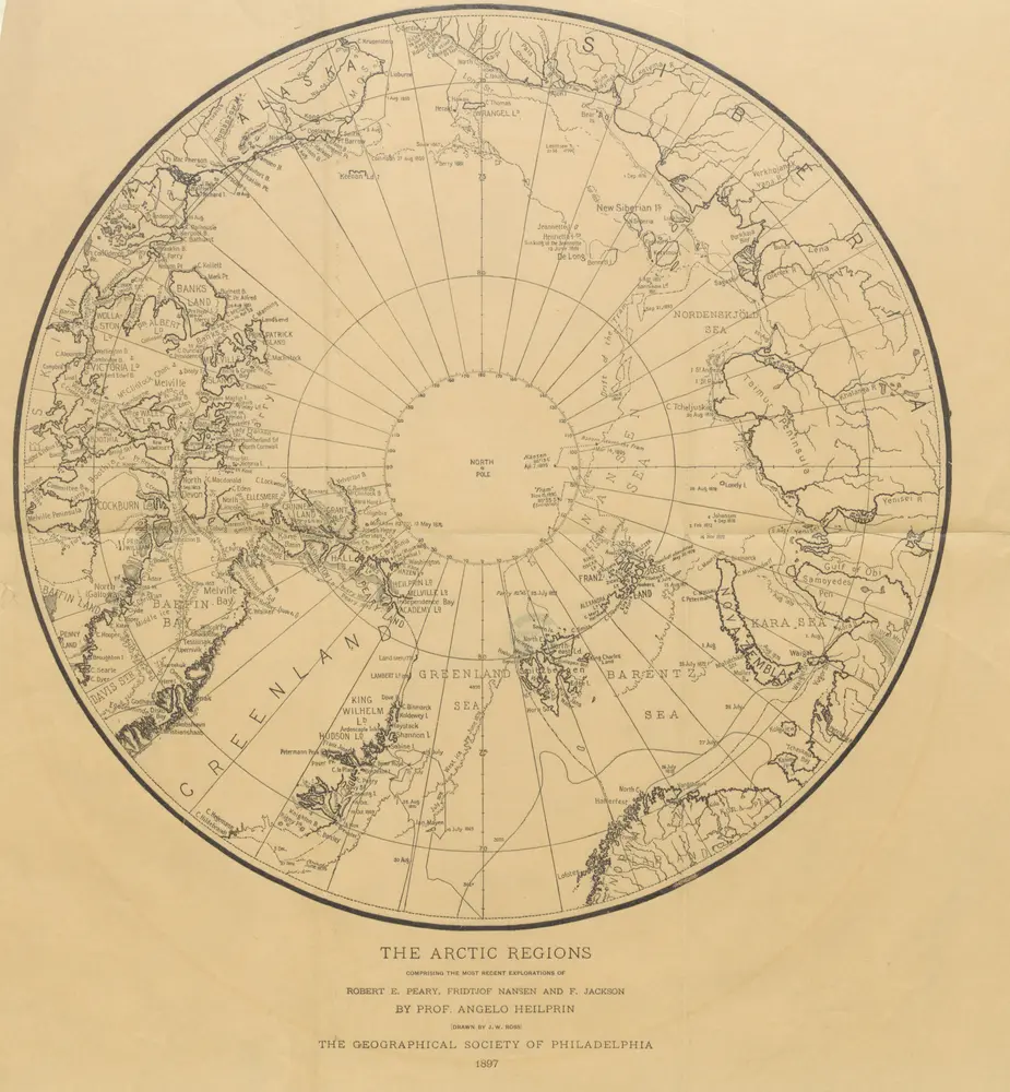 Northward over the “Great Ice”: a narrative of life and work along the shores and upon the interior ice-cap of Northern Greenland in the years 1886 and 1891-1897 ... With maps, diagrams, and about eight hundred illustrations