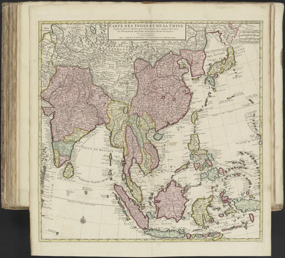 Atlas van Zeevaert en Koophandel door de Geheele Weereldt. ... (etc.), uitgegeven door Reinier en Josua Ottens.