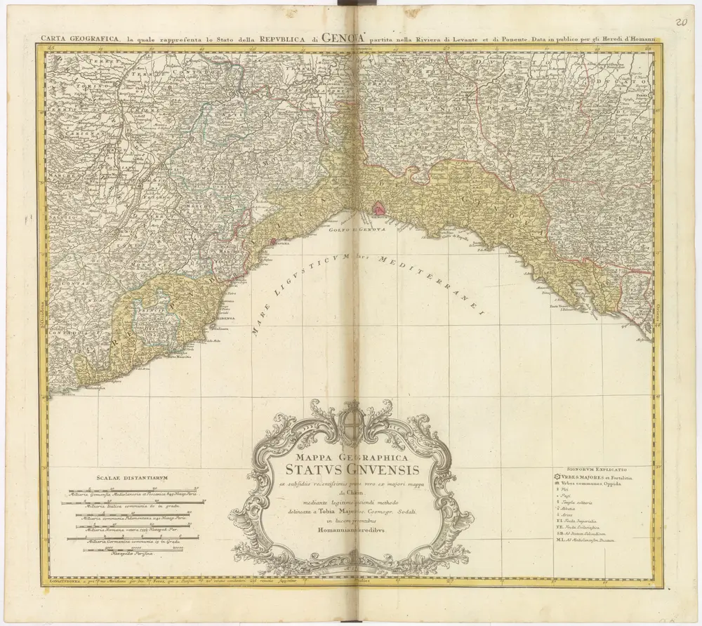 MAPPA GEOGRAPHICA STATVS GENVENSIS