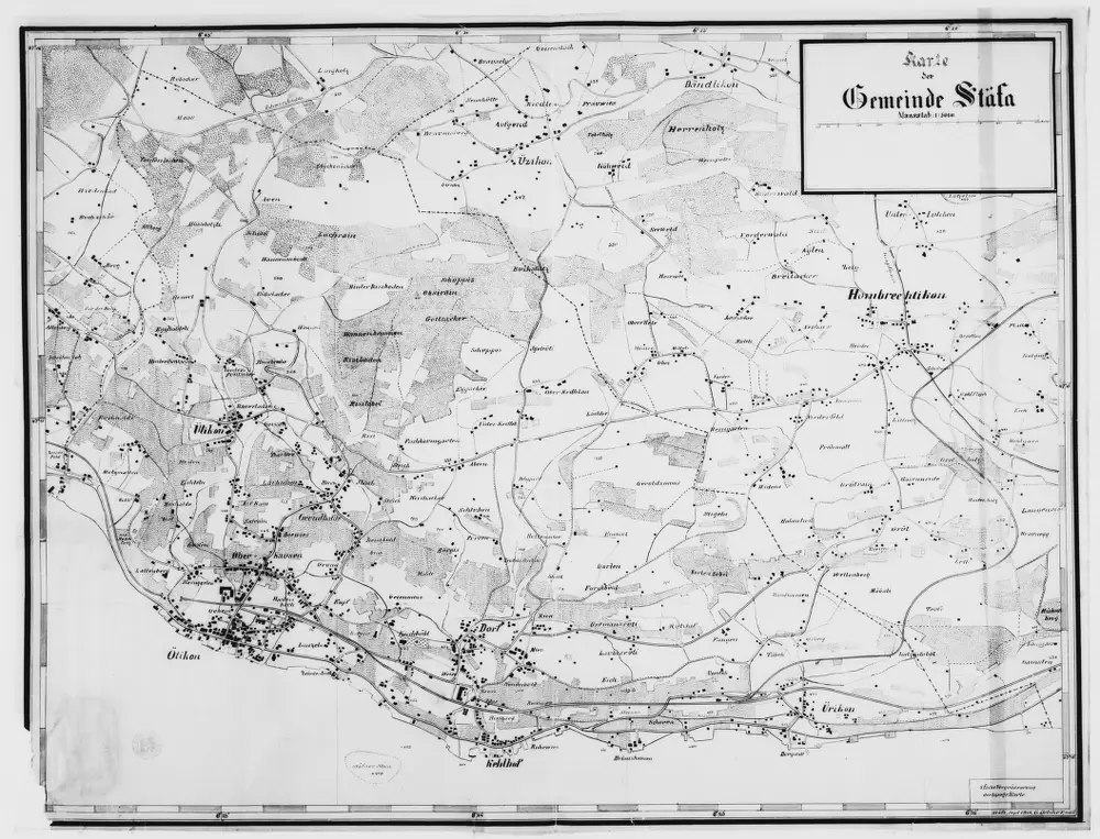 Stäfa: Gemeinde; Grundriss